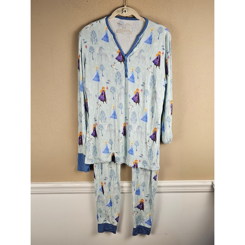 Little Sleepies Disney Frozen Womens Bamboo Pajamas Small
